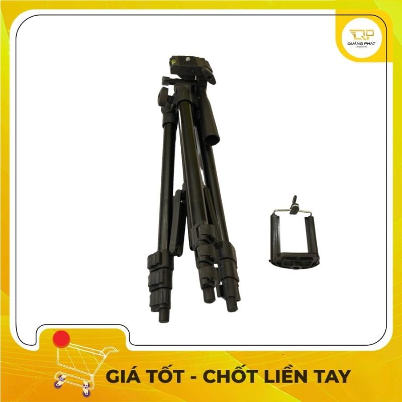 Gậy 3 Chân Đỡ Máy Quay Phim Tripod 3120A Kèm Remote Chụp Ảnh Từ Xa Mới 100%