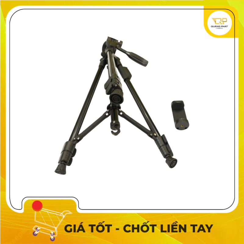 Giá Đỡ 3 Chân Quay Phim Chụp Ảnh Tripod NP-3180S Cao Cấp Cho Điện Thoại Máy Ảnh