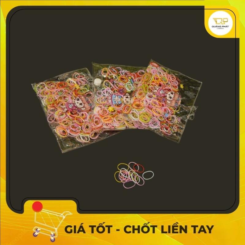 ComBo 3 Túi Dây Thun Buộc Tóc Cho Bé Nhiều Màu