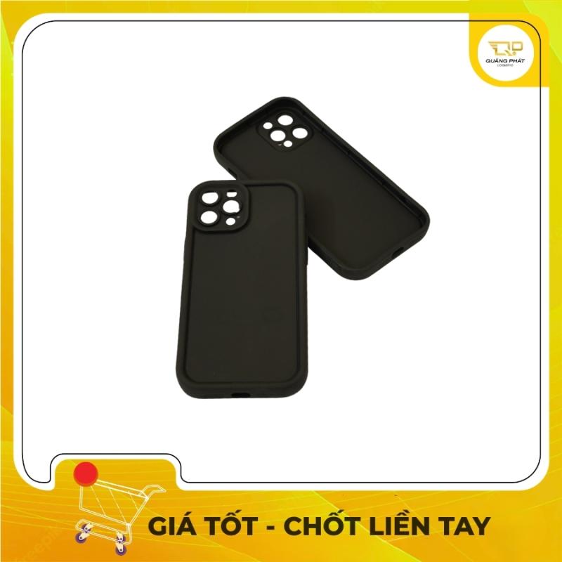 Ốp Lưng Silicon Dẻo Cho iPhone 12 - Ốp Nhựa Dẻo Màu Đen Trơn Chống Bẩn Cao Cấp