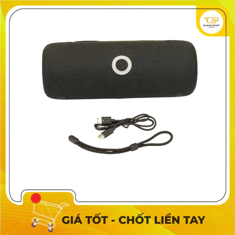 Loa Bluetooth Cầm Tay Hình Ống Tròn - Loa Không Dây Mini Vải Dệt Chống Bụi Cao Cấp