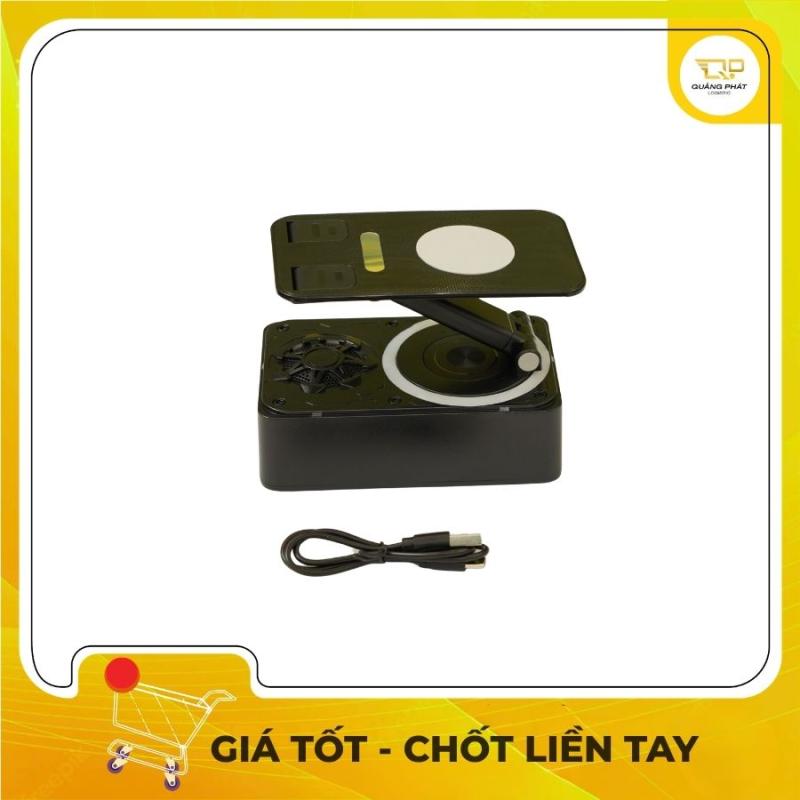 Loa bluetooth kiêm giá kẹp điện thoại livestream PK01 - Loa mini để bàn có đèn led giá sỉ