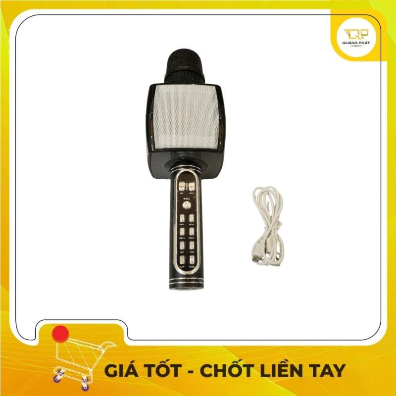 Micro Karaoke Bluetooth YS-91 Cao Cấp - Mic Liền Loa Cầm Tay Đa Năng 3 Trong 1