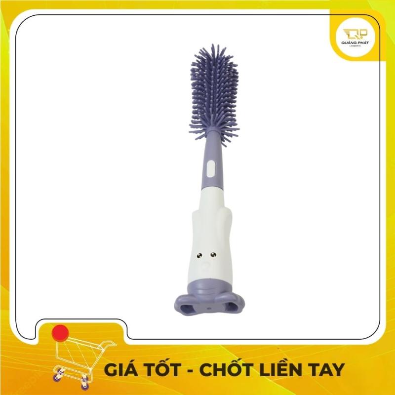Chổi Cọ Rửa Bình Sữa Silicon Cao Cấp Hình Thú Kháng Khuẩn, Mới 100%
