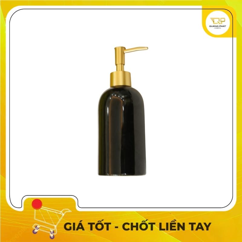 Bình Thủy Tinh Có Vòi Nhấn Đựng Dầu Gội Sữa Tắm Nước Rửa Tay,Mới 100%