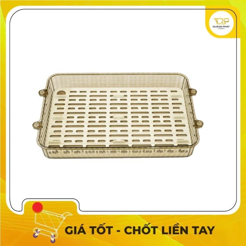 Khay Úp Ly Cốc 2 Lớp Đa Năng YW-2268 Nhựa Cao Cấp Có Khay Hứng Nước,Mới 100%