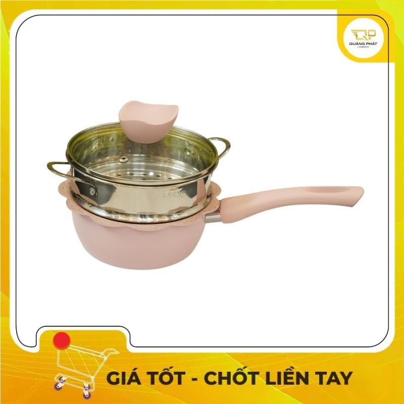 Bộ Nồi Chảo Đá Chống Dính Ionbaby Kèm Xửng Hấp  Cao Cấp，Mới 100%
