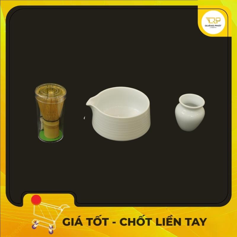 Bộ Bình Pha Trà Bằng Sứ Cá Nhân 4 Chi Tiết Thưởng Trà Matcha Đạo Đẹp Cao Cấp,Mới 100%