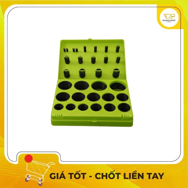Bộ Hộp Gioăng Chỉ O-Ring Kit 506 Chi Tiết Cao Su Chịu Nhiệt Chống Sơ Cua Tiện Lợi,Mới 100%