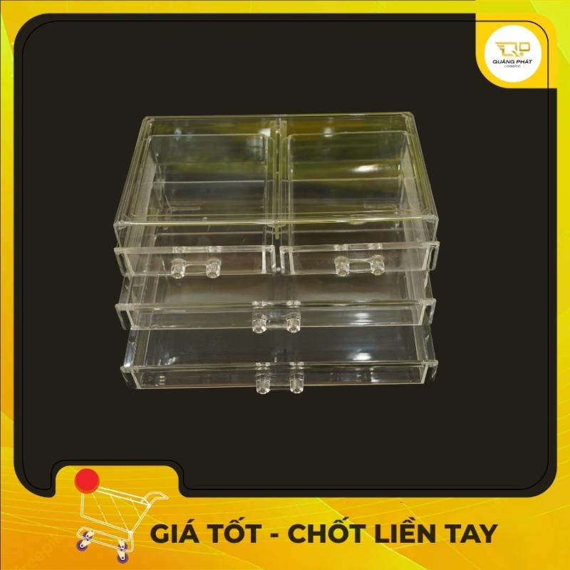Hộp Đựng Mỹ Phẩm Trong Suốt Có Ngăn Kéo Bằng Nhựa Acrylic Cao Cấp Mới 100%