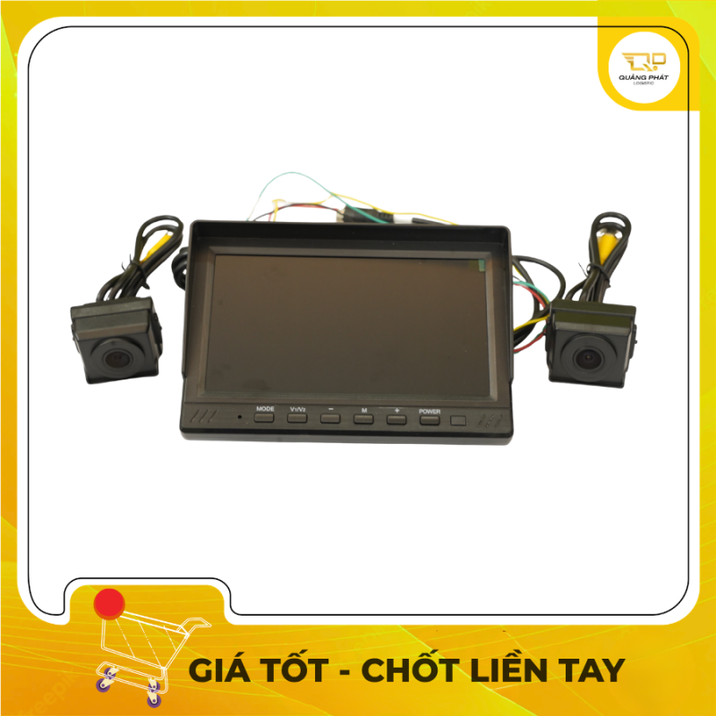 Bộ Màn Hình Hiển Thị 7 Inch Và Camera Kép Cho Ô Tô Xe Tải