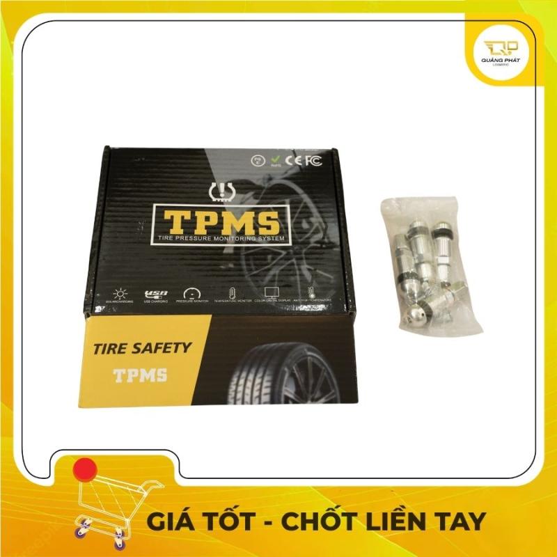 Bộ Cảm Biến Áp Suất Lốp Ô Tô TPMS Năng Lượng Mặt Trời Cao Cấp