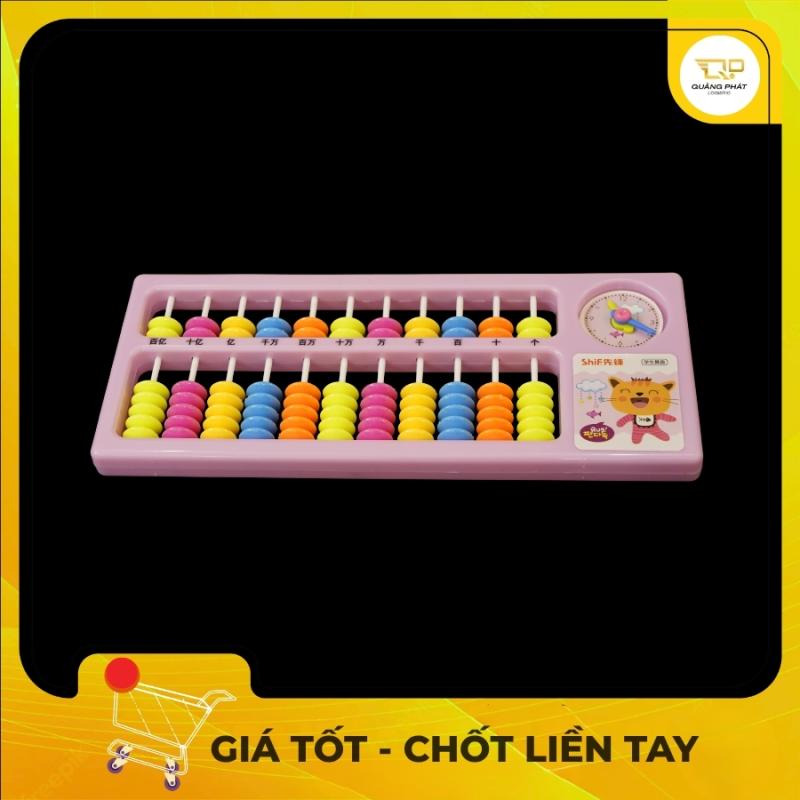 Bàn Tính Gảy Soroban Học Toán Tư Duy 9939 Có Đồng Hồ