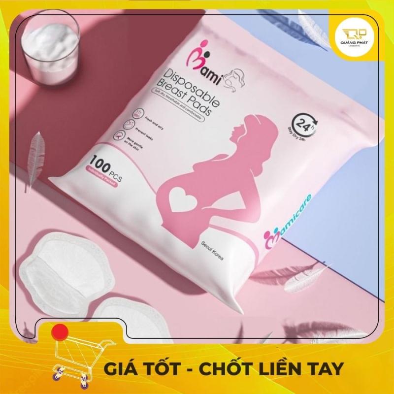 Bịch 100 Miếng Lót Thấm Sữa Mamicare Dùng Một Lần