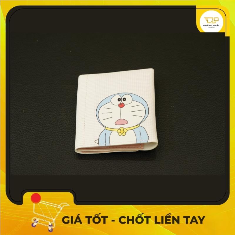 Ví Cầm Tay Trẻ Em Bằng Nhựa Dẻo PVC Chống Thấm Họa Tiết Doremon