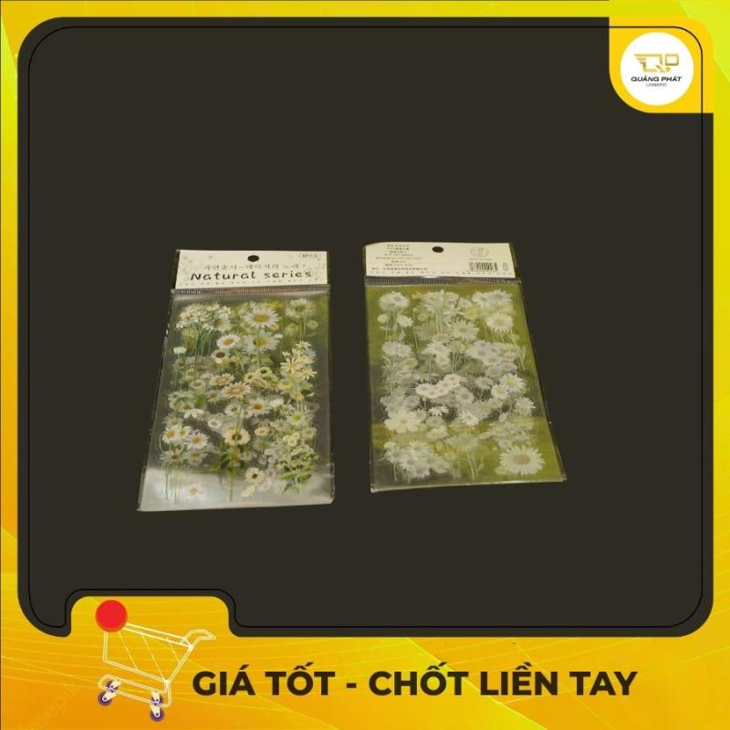 Miếng Dán Sticker Hoạt Tiết Bông Hoa