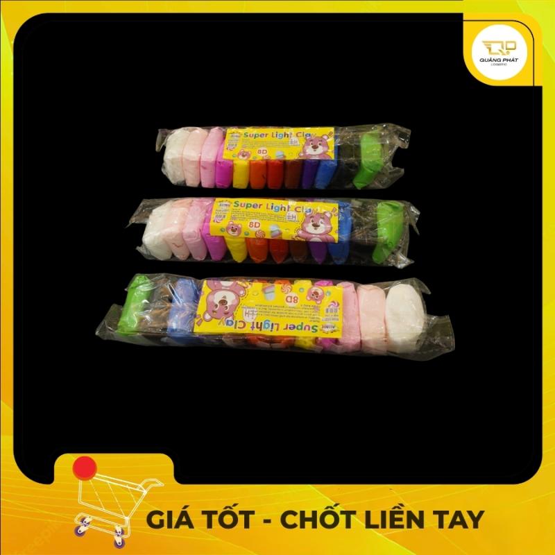 12 Màu Đất Nặn Siêu Nhẹ Super Light Clay A3003D Cho Bé - Đất Sét Tự Khô Không Dính Tay Đồ Chơi Tạo Hình Thu Công Sáng Tạo