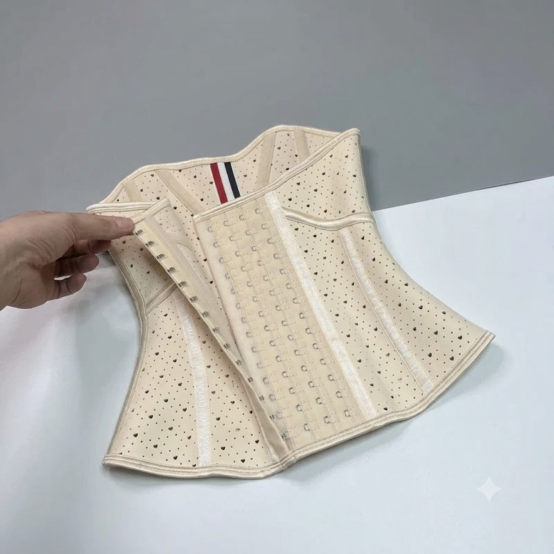 Đai Nịt Bụng Định Hình Định Hình Eo Bằng Vật Liệu Dệt Thoáng Khí Màu Da - Size M.