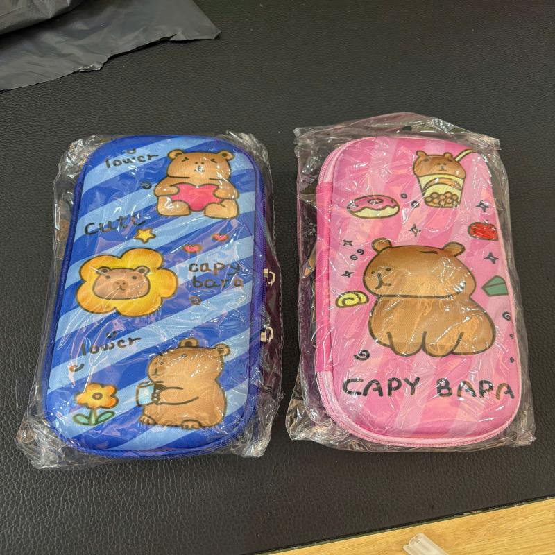 Hộp Đựng Bút In Họa Tiết 3D Nổi Siêu Cute Chất Liệu EVA Chống Thấm