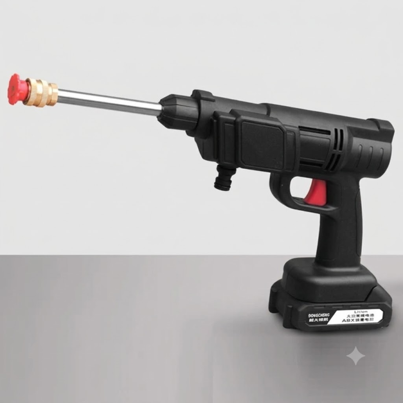 Bộ Máy Rửa Xe Cầm Tay Dùng Pin Cao Áp DOWESIOAY (Mới 100% - Trọn Bộ Phụ Kiện)