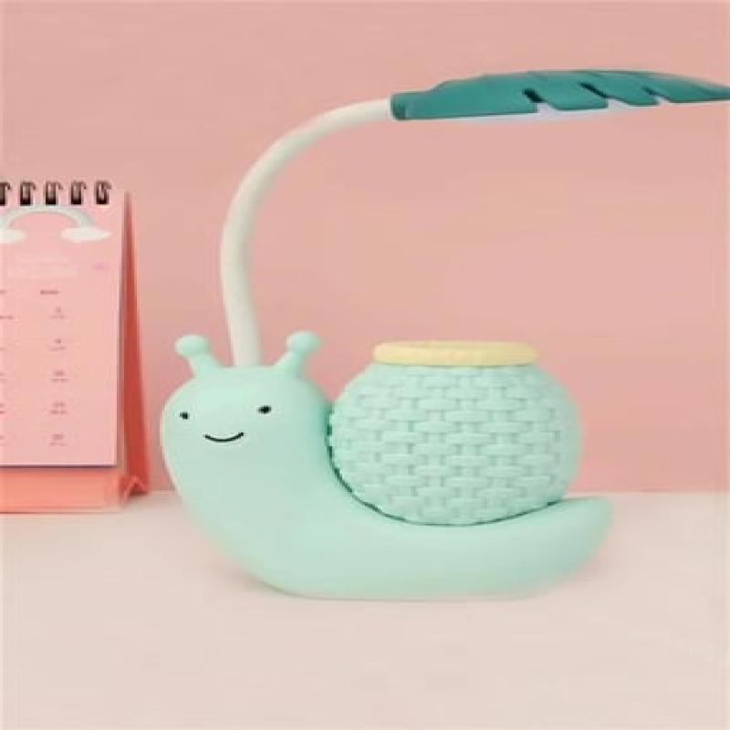 Đèn Bàn LED Học Sinh TK617 Kiêm Hộp Đựng Bút Hình Séc Sơ Đáng Yêu