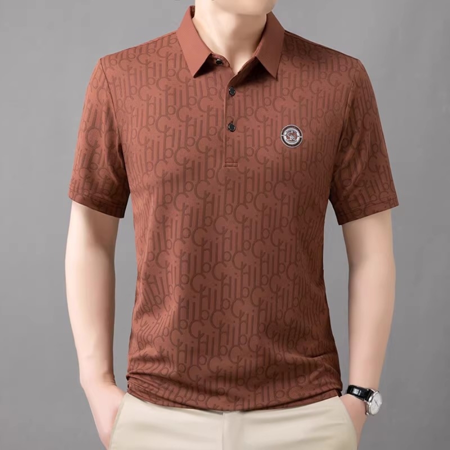 Áo Polo Tay Ngắn Áo Nam Mùa Hè Loại Mỏng Cổ Bẻ